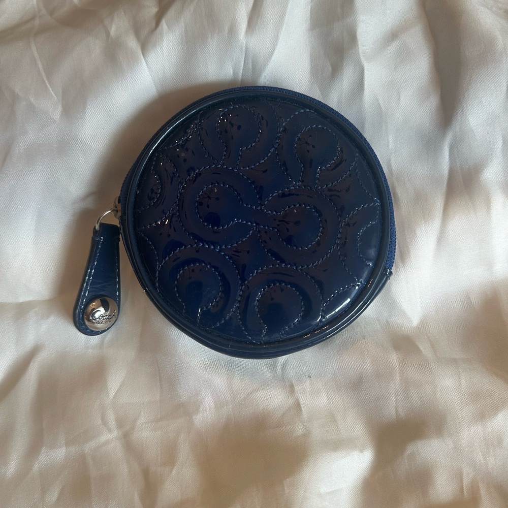 Coach Navy Coin Purse